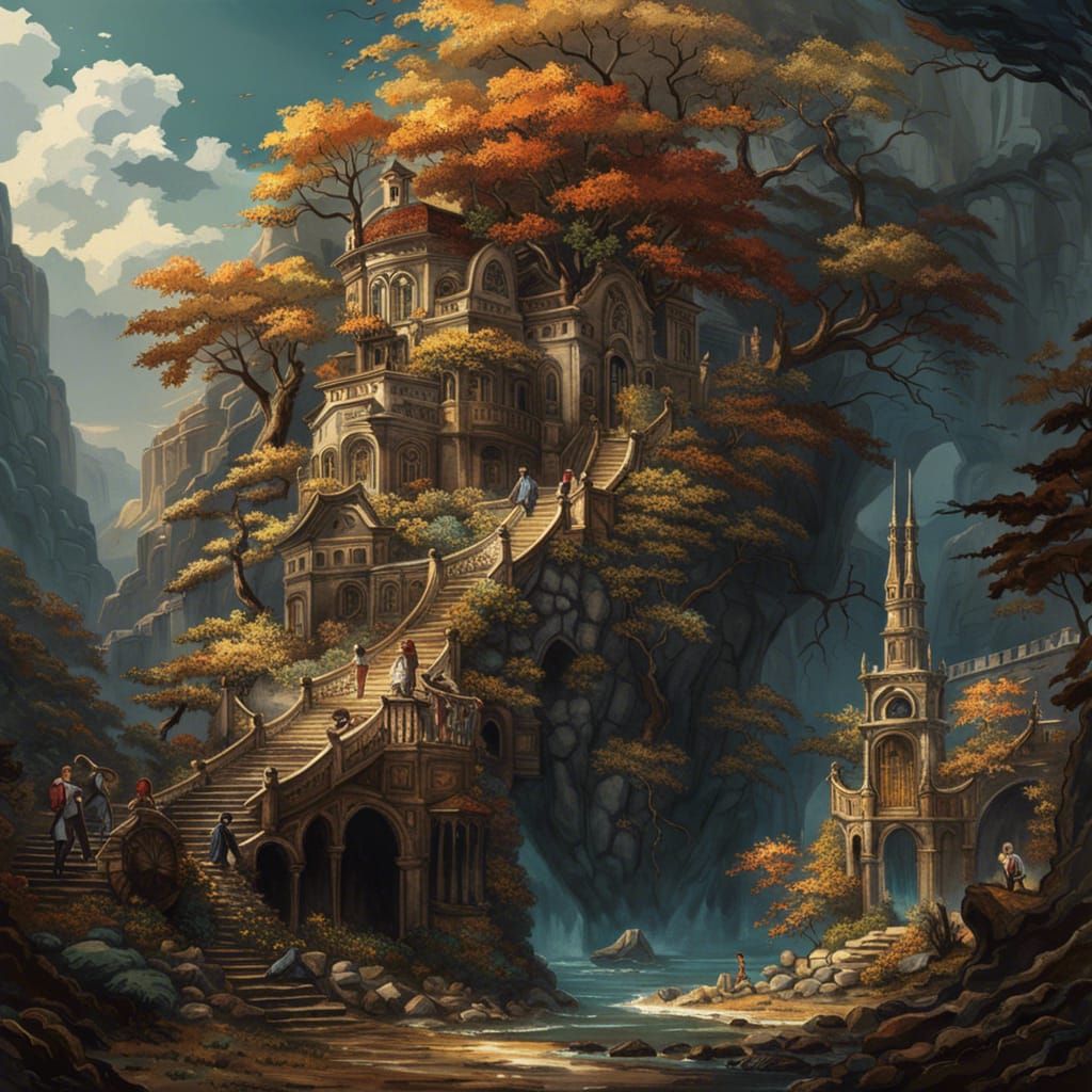 Baroque Mermaid: A Digital Masterpiece in Vibrant Colors