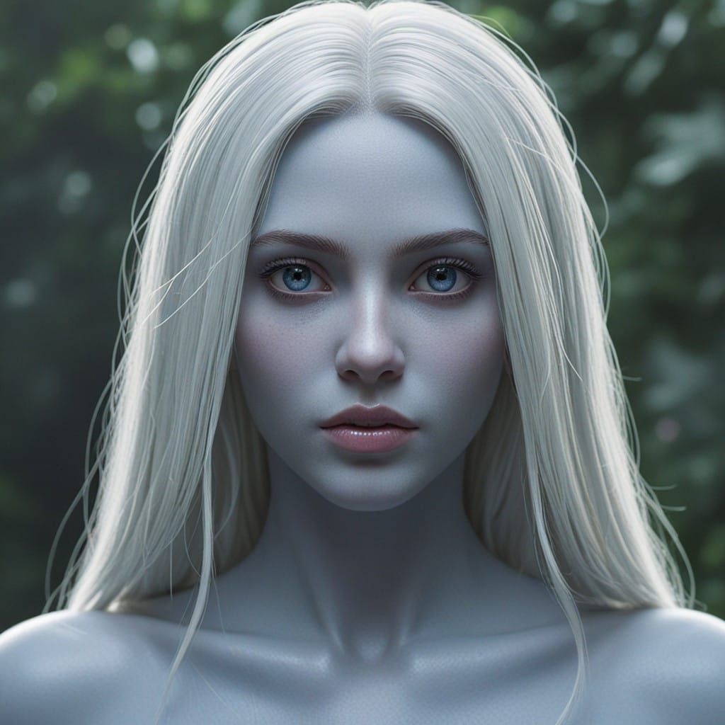 Ethereal Goddess in Vibrant Jungle