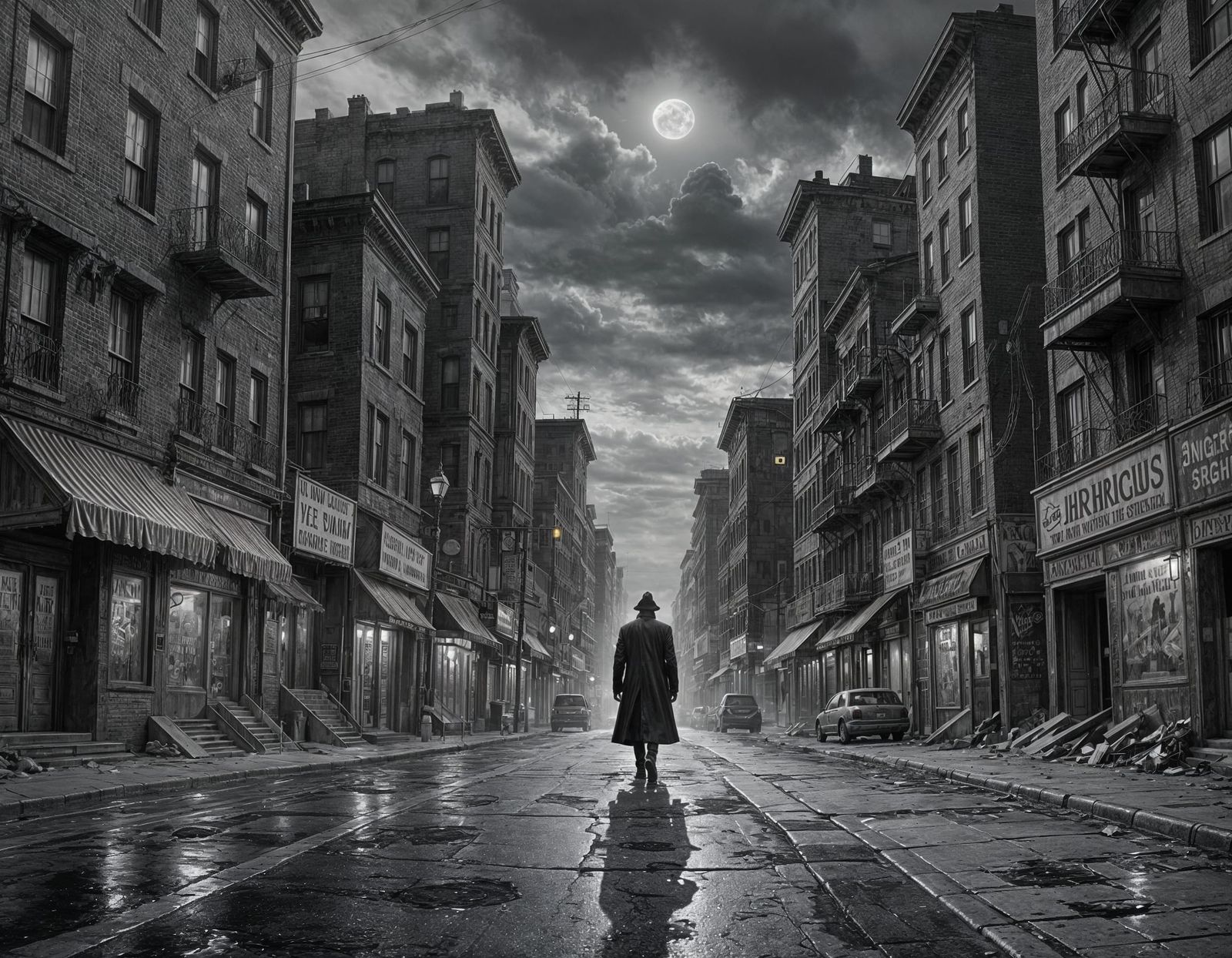 Sinister Lonely Road on the Boulevard of Broken Dreams