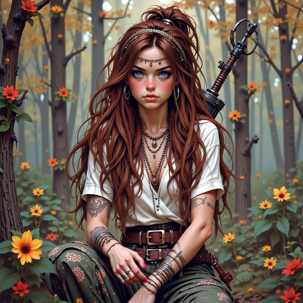 AI Art Depicts Intellectual Dominance and Serene Nature