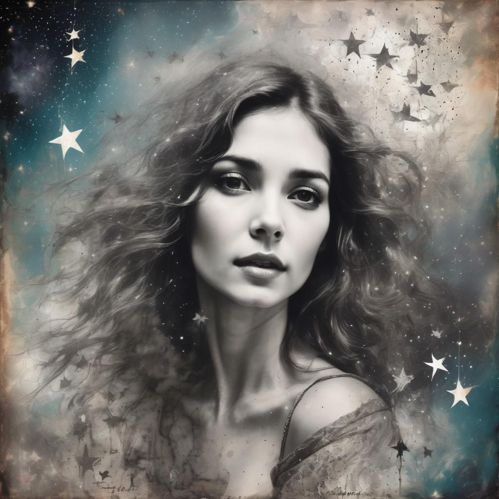 Celestial Siren in 70s Grunge Aesthetic