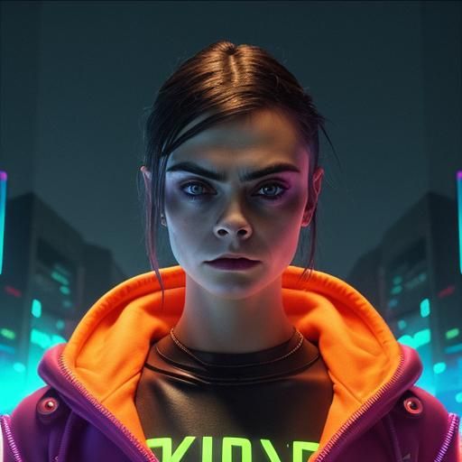 Cyberpunk Goddess Rages Against the Urban Grime
