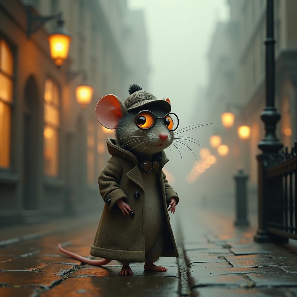 Sherlock Mouse in search of THE killer cat