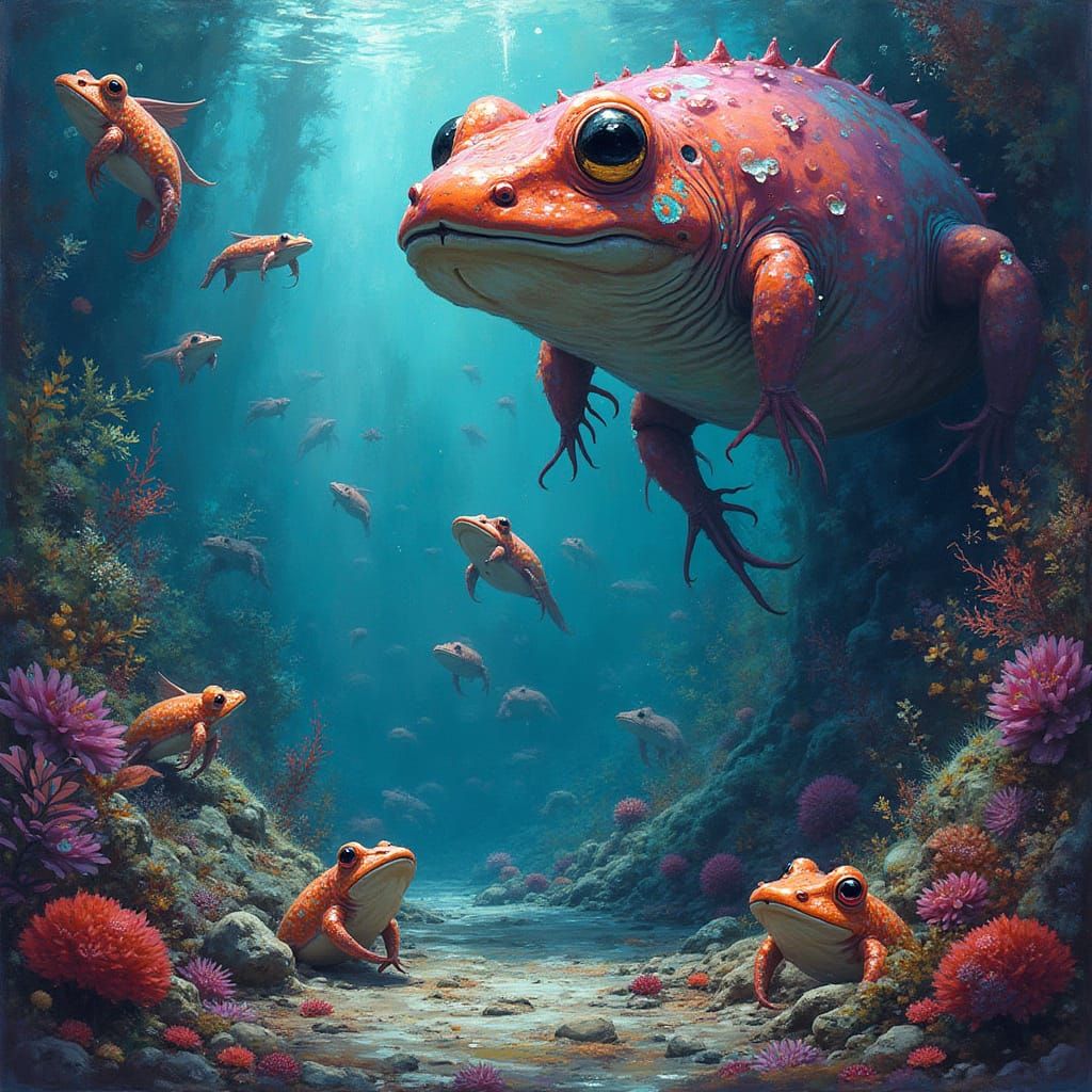 Froghemoth Egg Hatchery: Underwater Monster Offspring