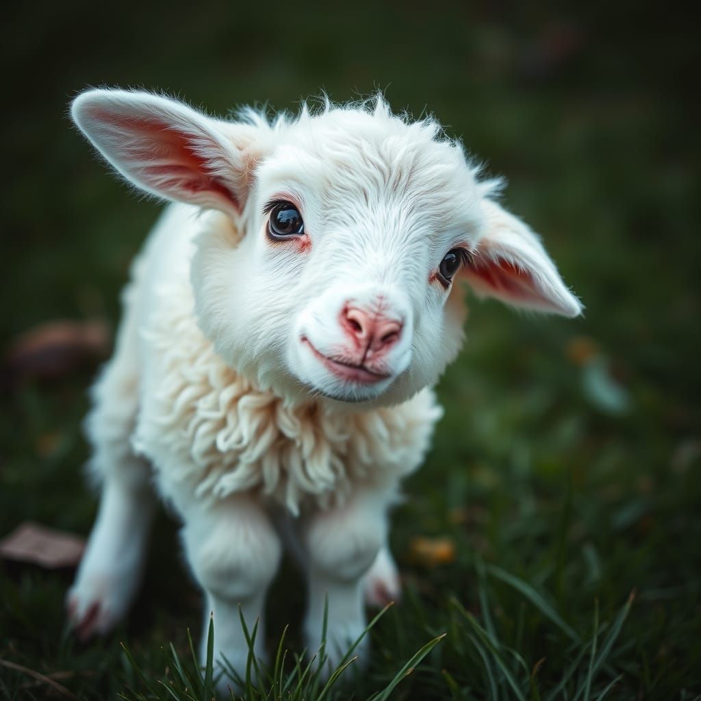 Frightened Lamb: A Nervous Animal