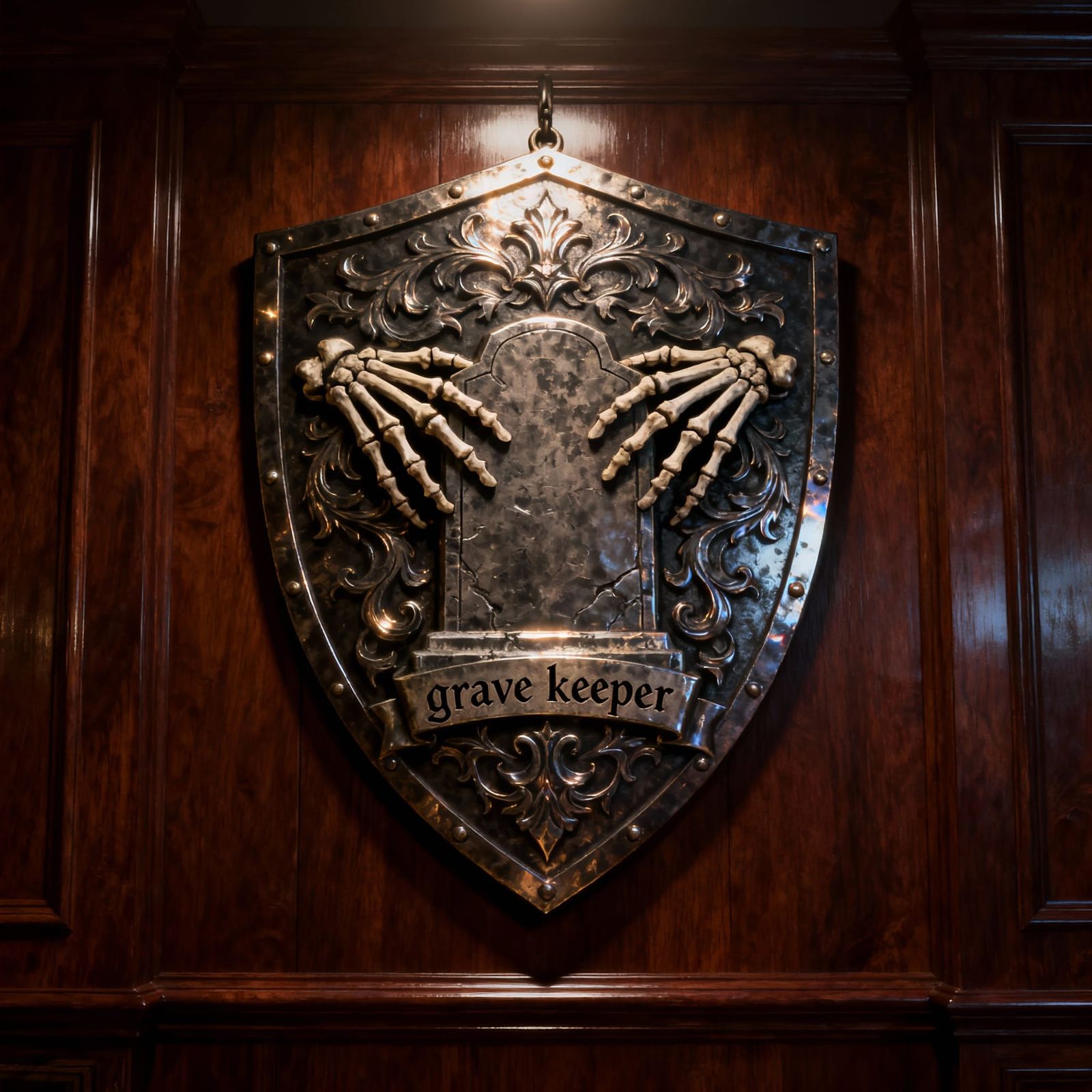 grave keeper family crest