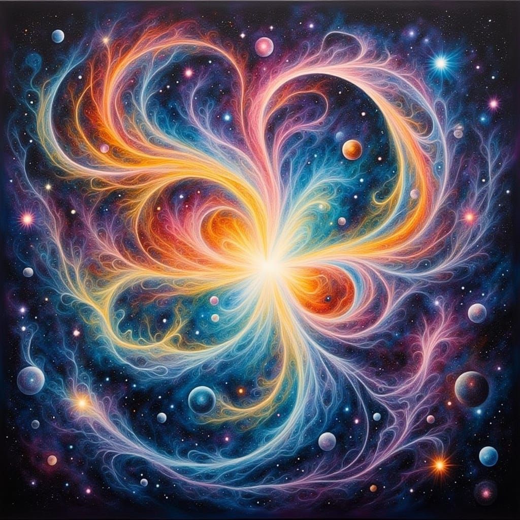 Abstract Energy Swirling in Cosmic Void