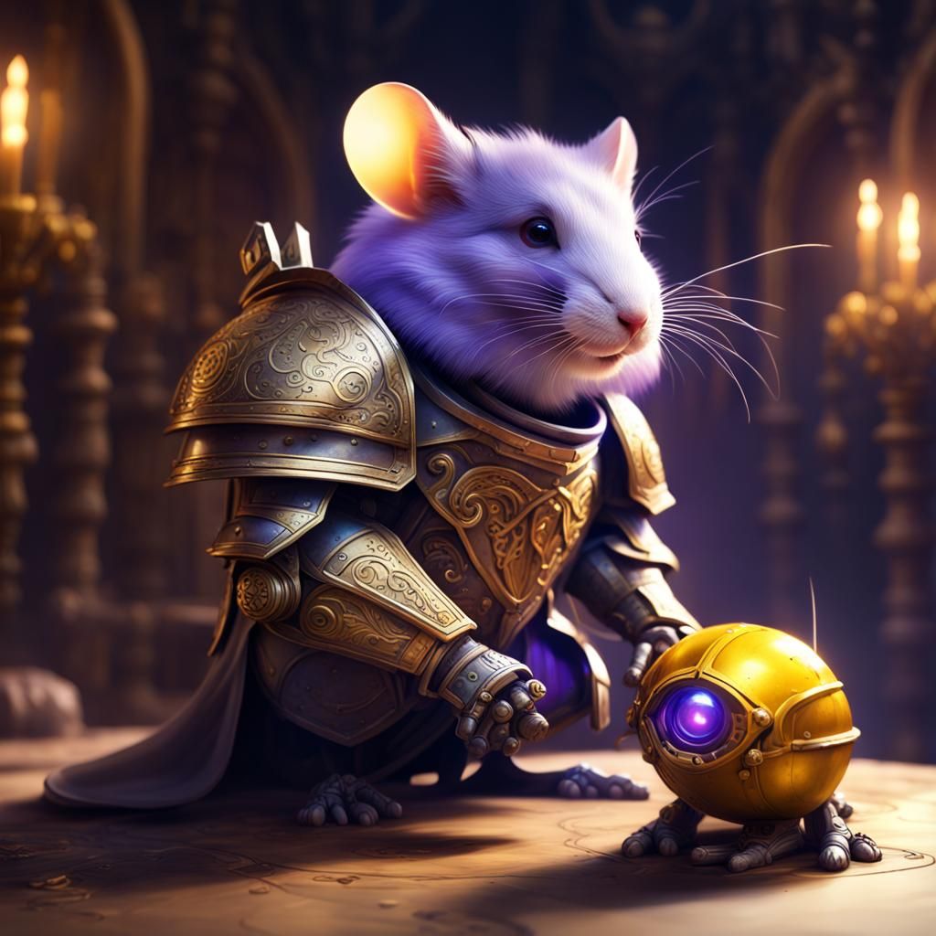 Knight and Space Hamster: Dark Fantasy Masterpiece