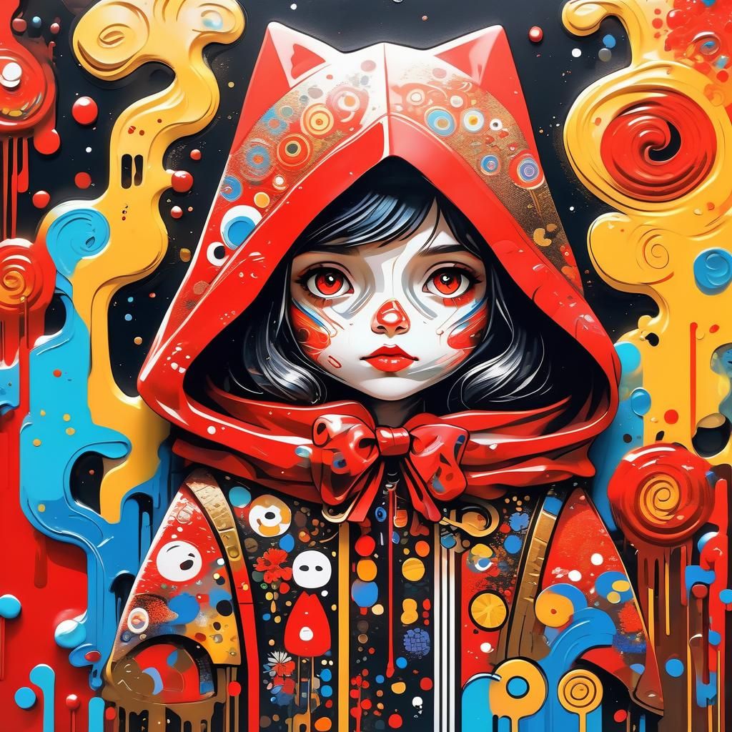 Little Red Riding Hood: Art Nouveau Style