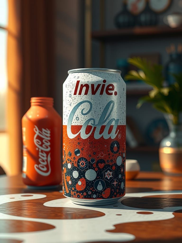 Fantastical Soda Can Digital Illustration