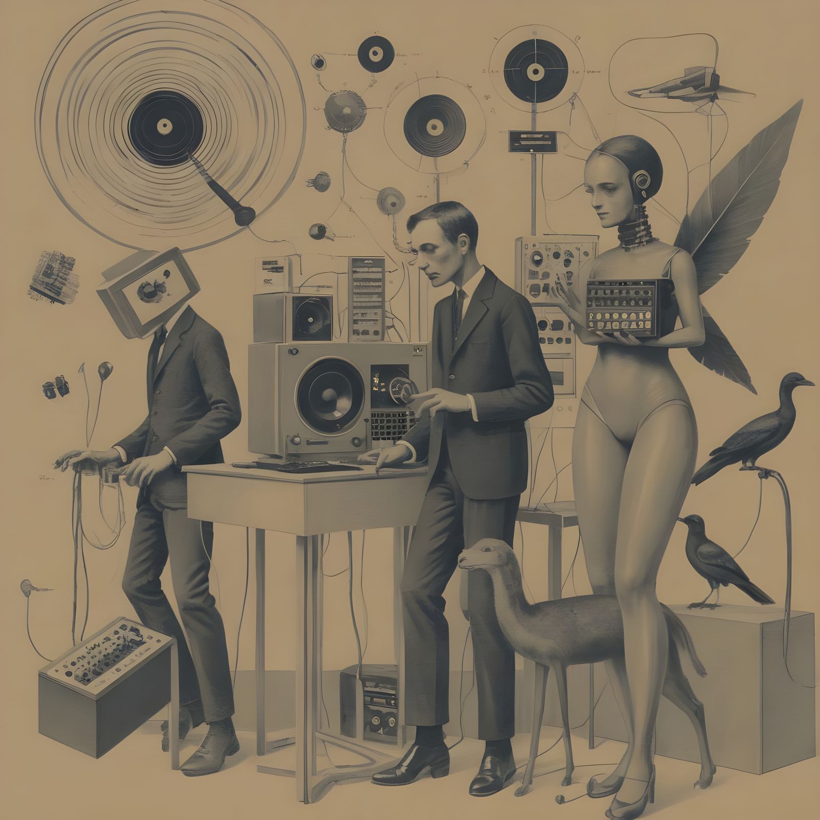 Abstract Electronic Music Visualization