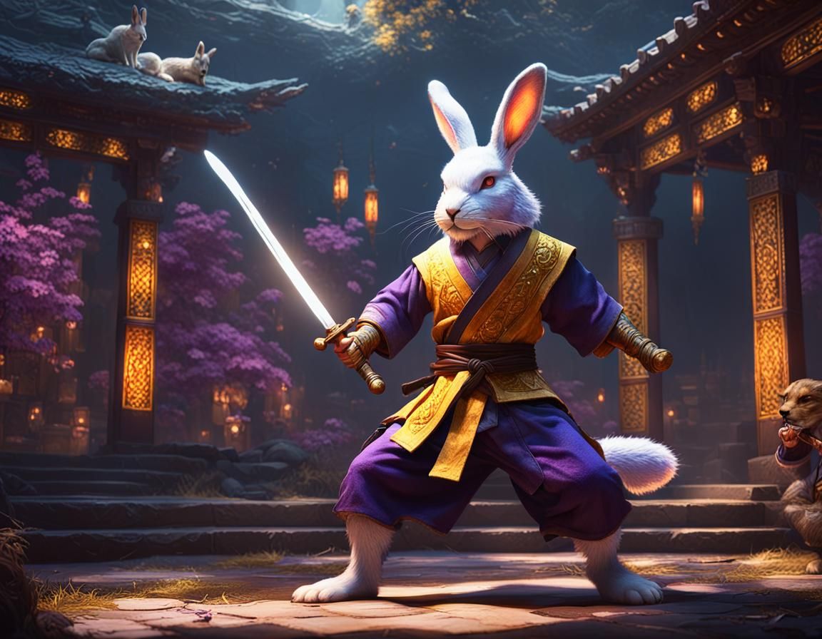 Bunny and Wolf: Karate and Swords in Dark Fantasy