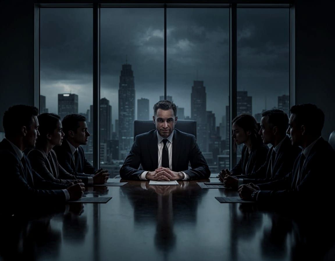 Shady CEO Oversees Boardroom Conflict