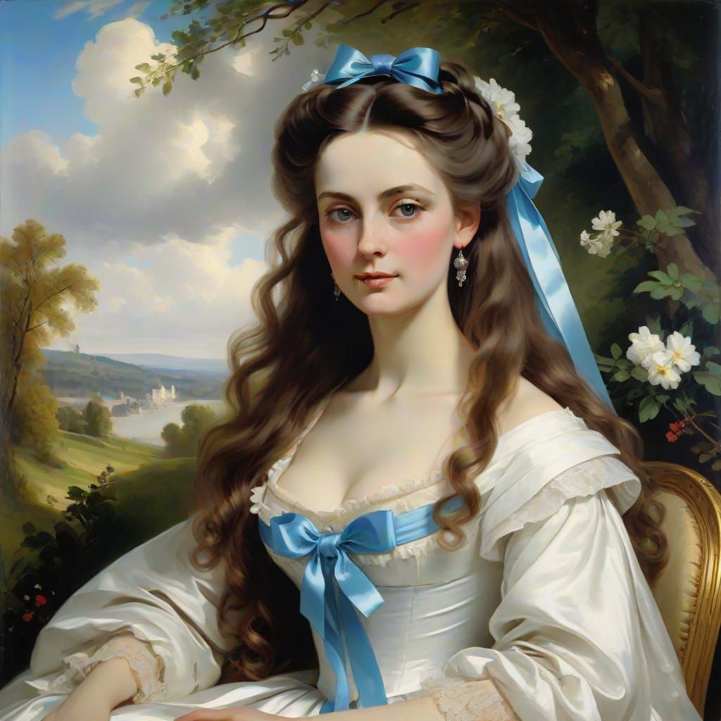 Victorian princess portrait