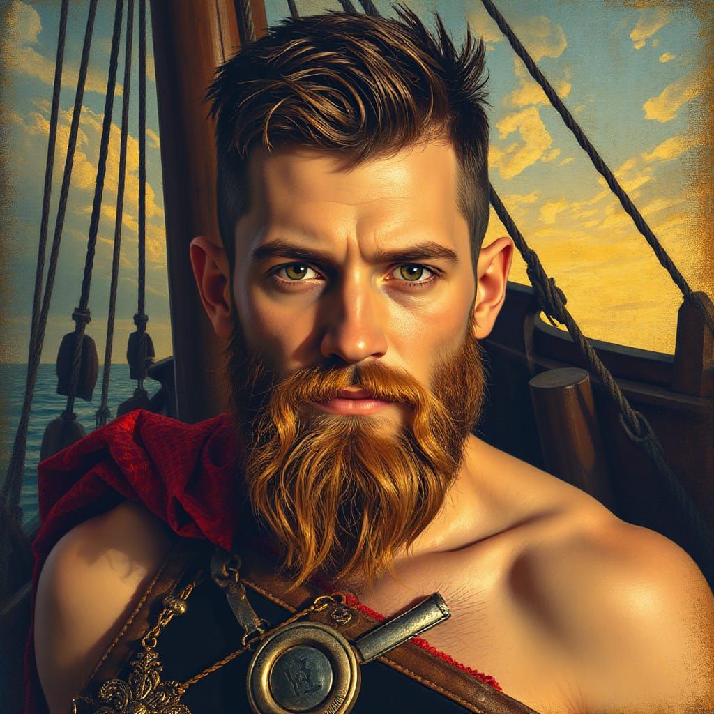 Handsome Viking Man