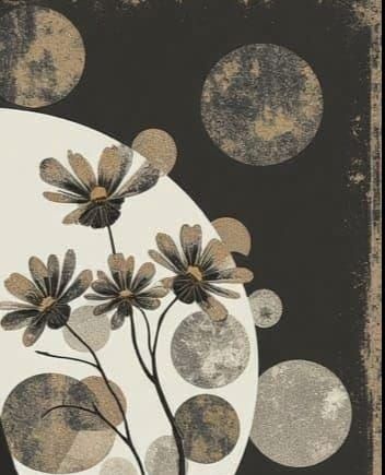 1920s Floral Goddess in Art Deco Style