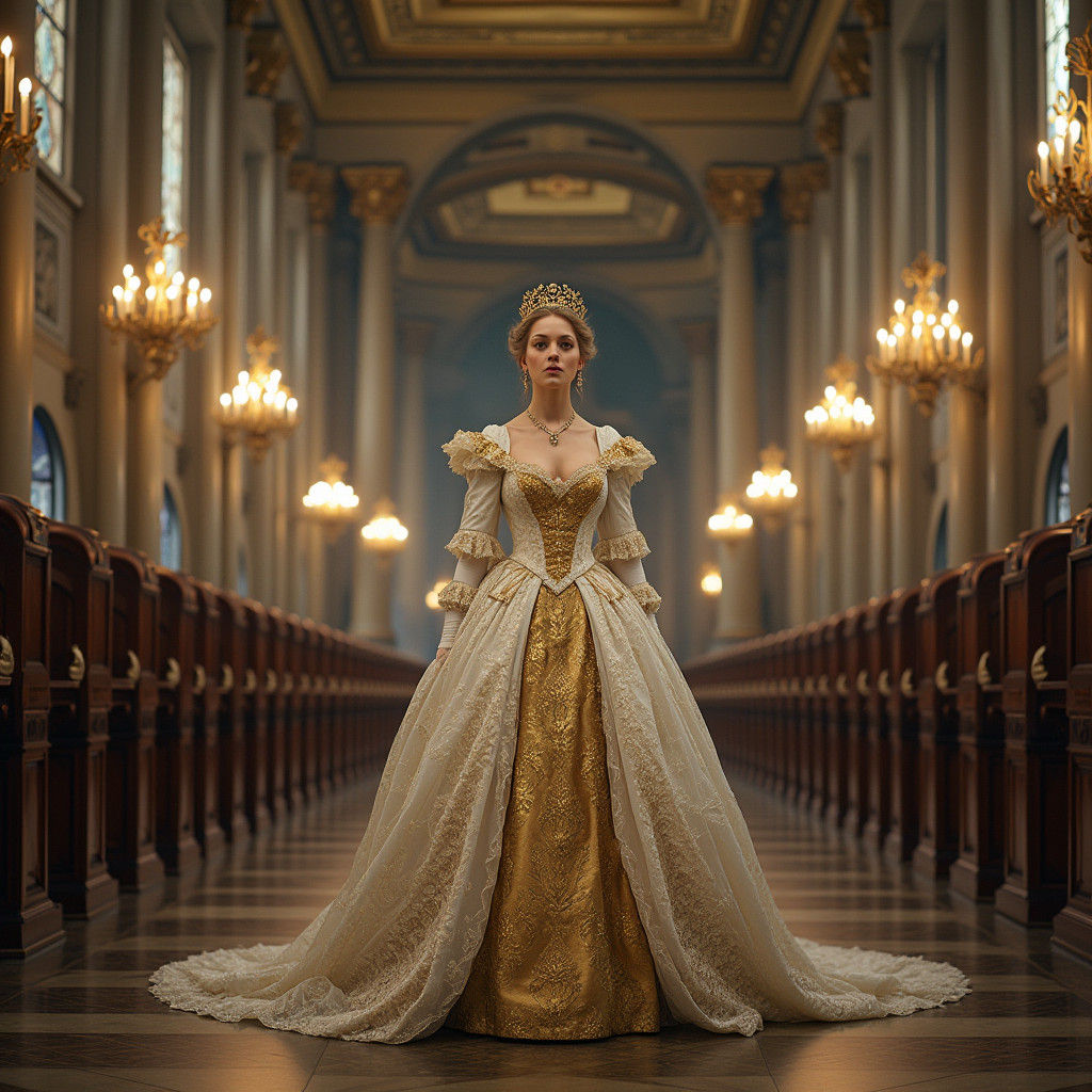 Maria Theresa's Coronation in Rococo Style