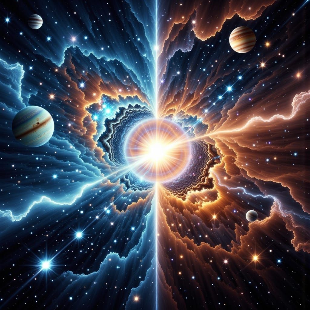 Cosmic Chaos vs. Harmony: Entropy Meets Order