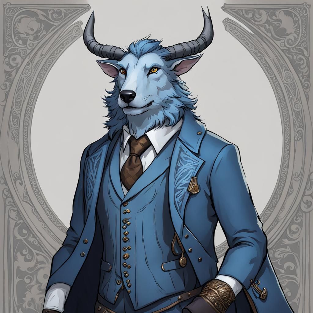 Firbolg Character in Suit