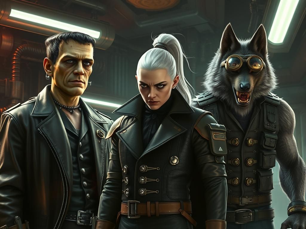 Steampunk Laboratory: Reimagined Classic Monsters