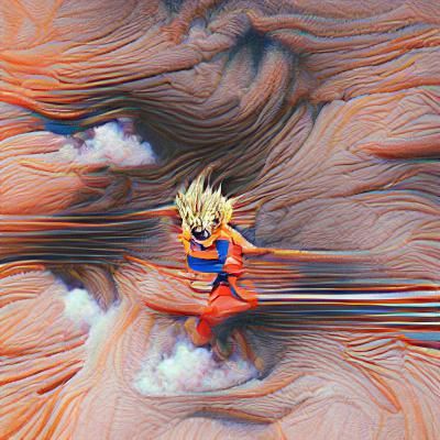 Goku Image Generated by AI