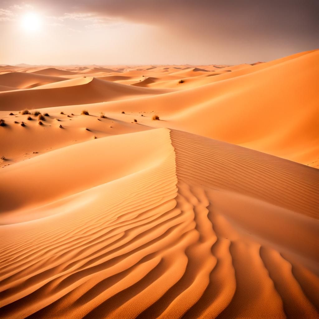 Sahara Windstorm Photography with Sharp Focus