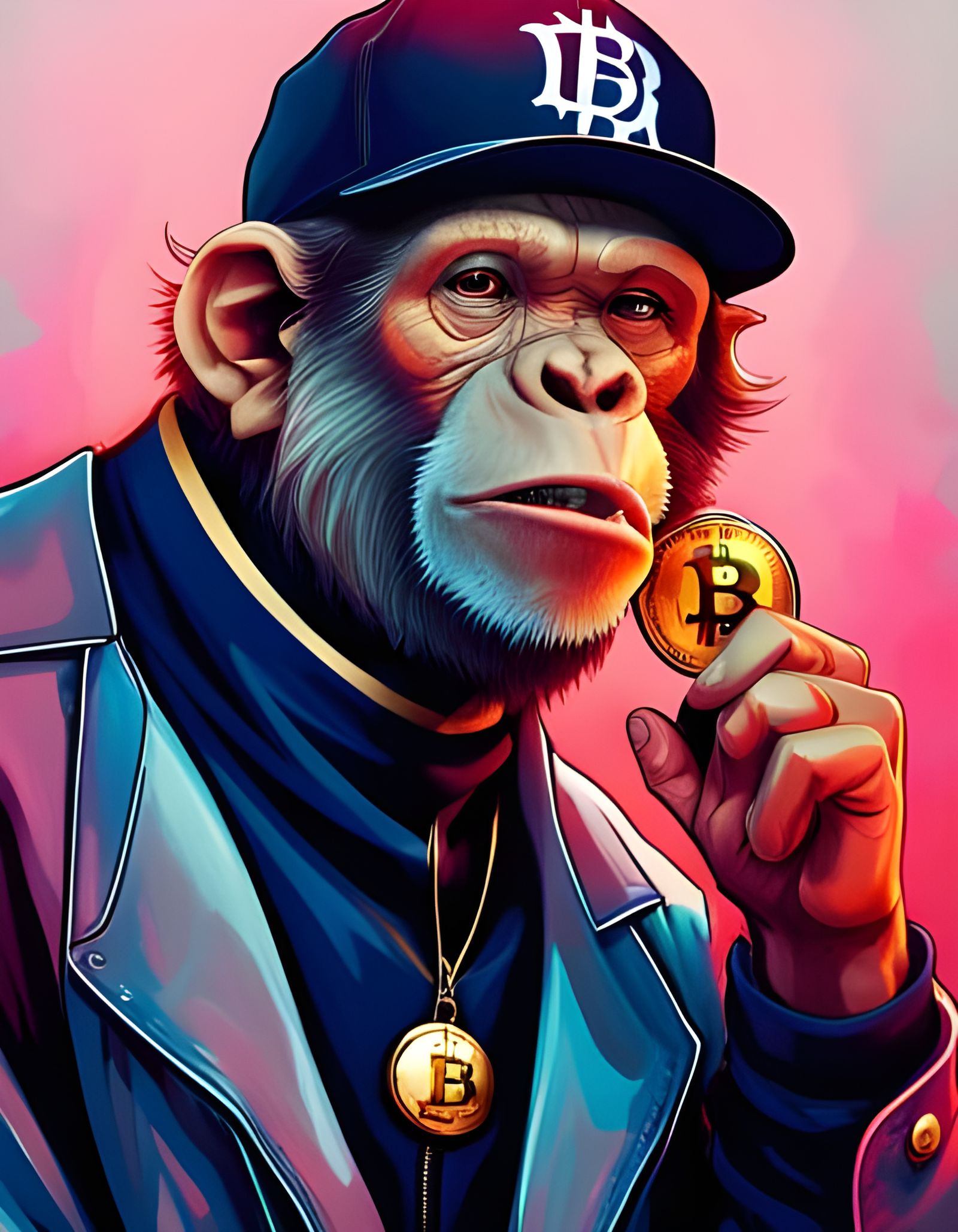 Bitcoiner Chimpanzee, clever than you and me!
