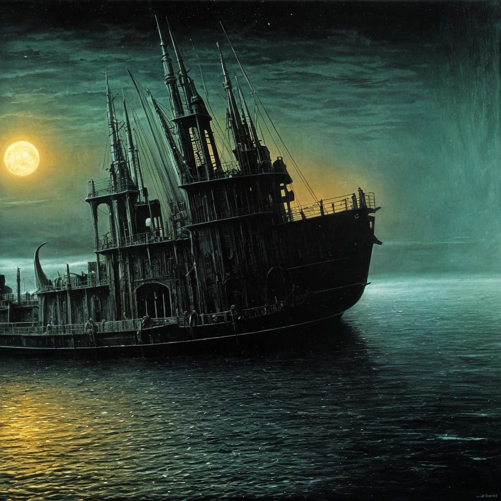 Ghost Ship in the Night: Dark Surrealism