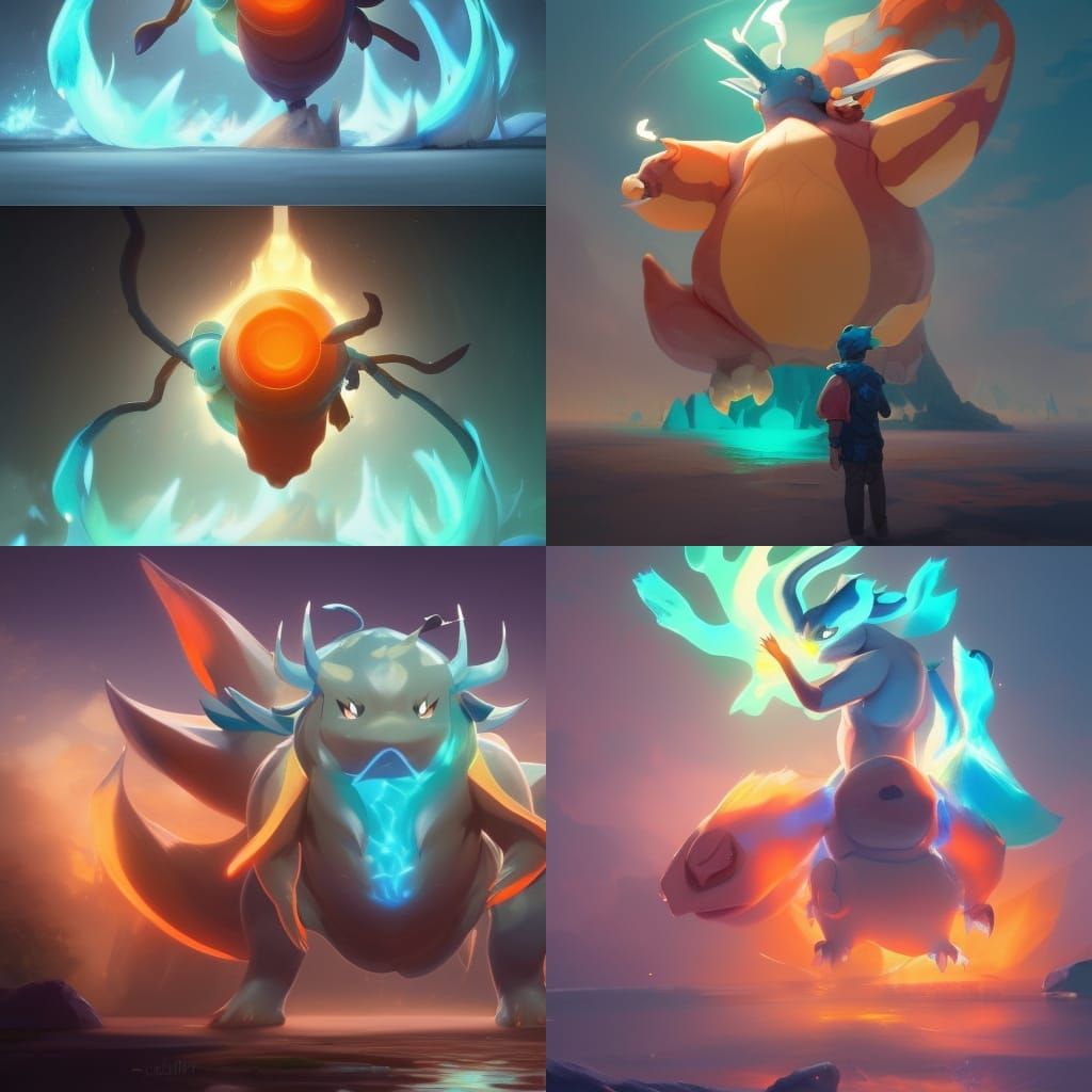 Hyperdetailed Walrein Pokemon Concept Art