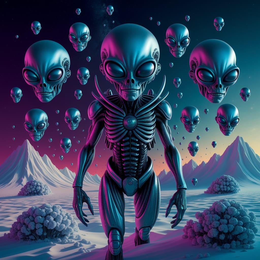 Surreal Alien Invasion Meets New Year's