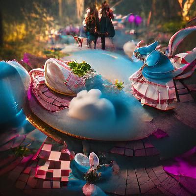 Alice in Wonderland 3D Concept Art