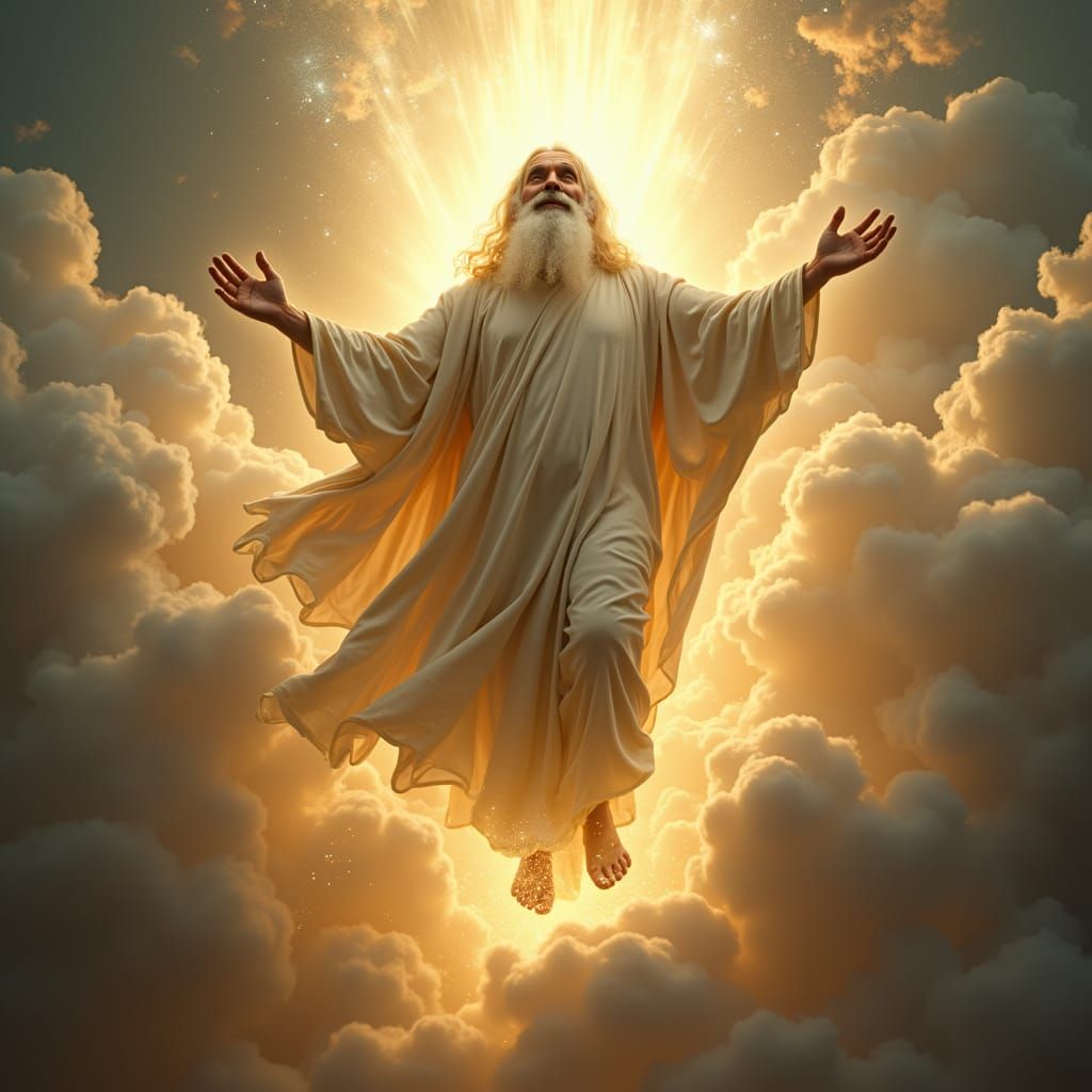 Methuselah's Ascension to Heaven in Ethereal Style
