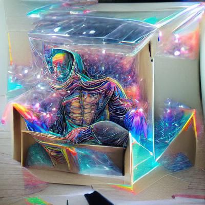 Cosmic Madman: A Holographic Astral Illustration