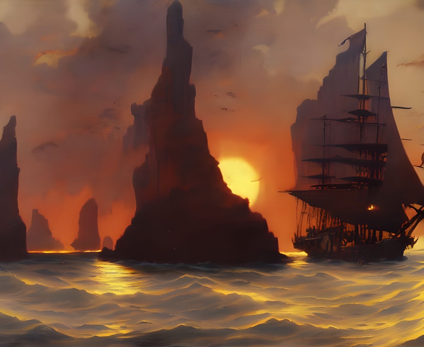 Black Sails in the Sunset