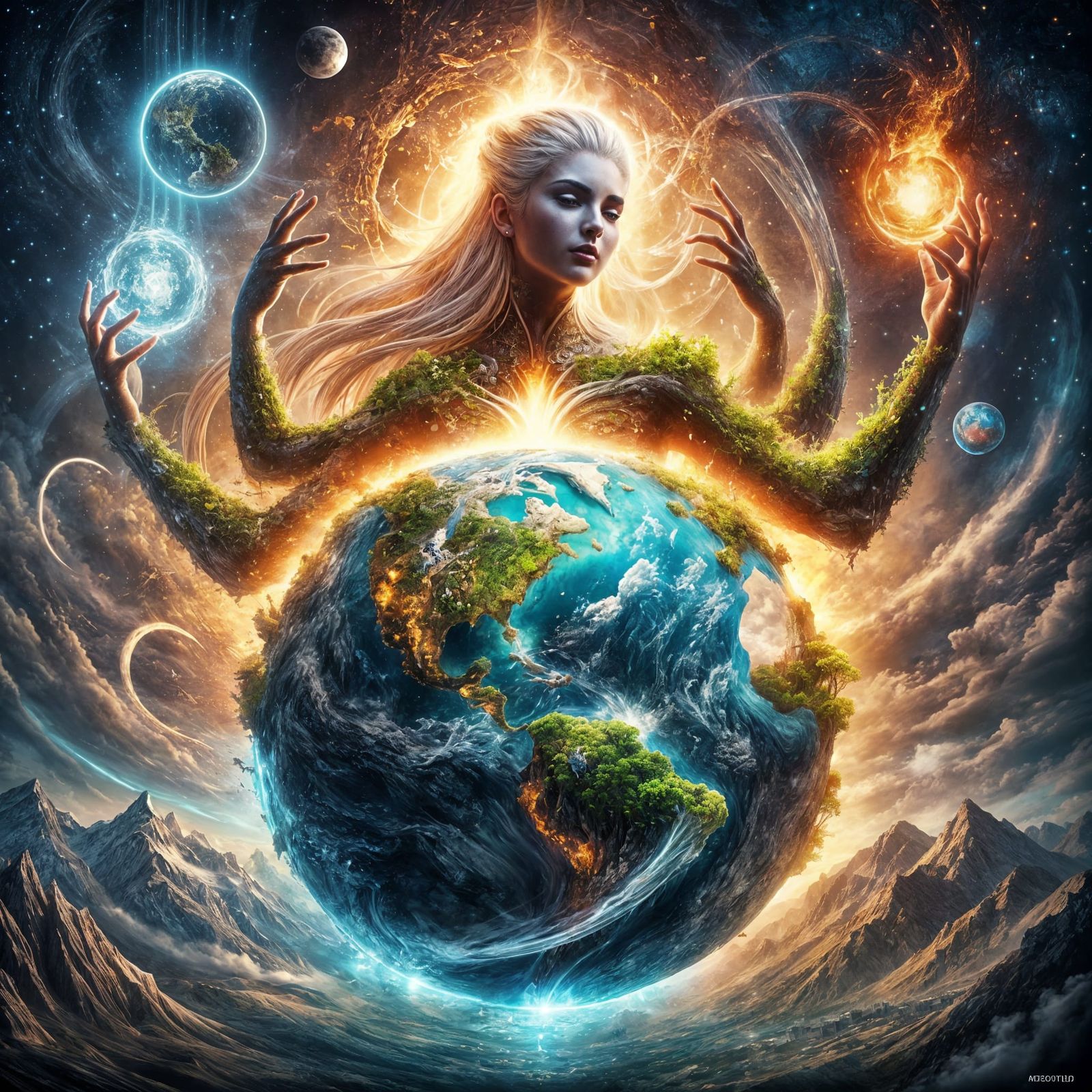 Fantastical Landscape with Intricate Details