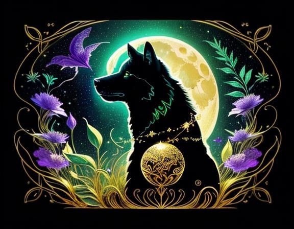 Ethereal Crystal Being in Hypnotic Space