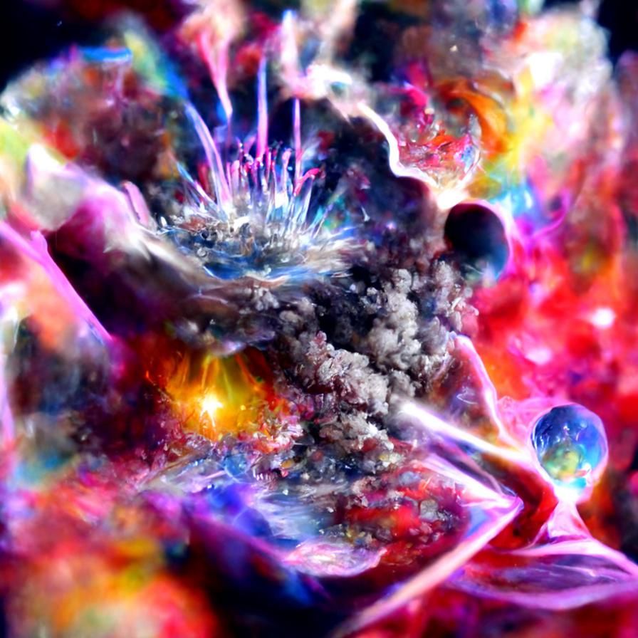 Cosmic Collision: Holographic Astral Explosion