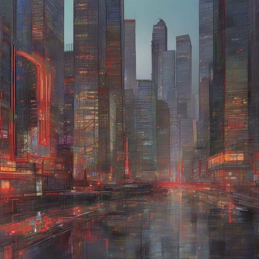 Roboangels and Cyberdevils in a Futuristic Byzantine Dreamsc...