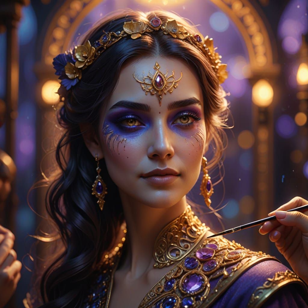 Miniature Makeup Artists Bring Fantasy Face to Life in Stunn...