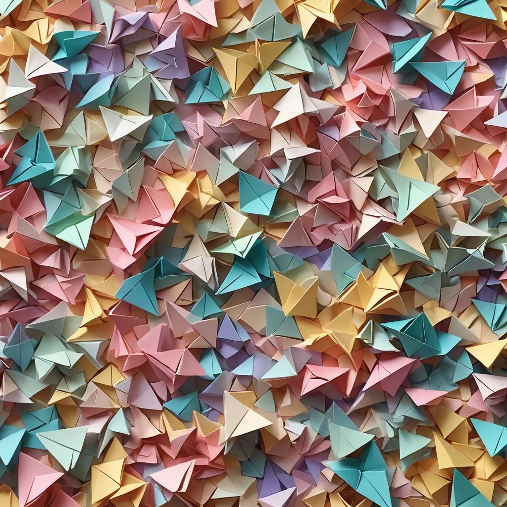 Ra Creating the World in Papercraft Style