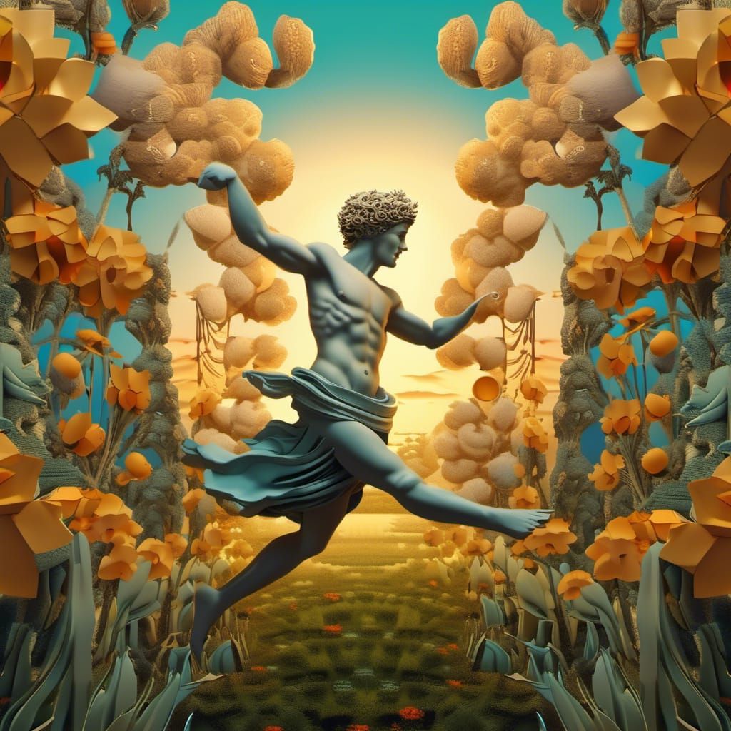 Pan Dancing: A Paper Craft Masterpiece