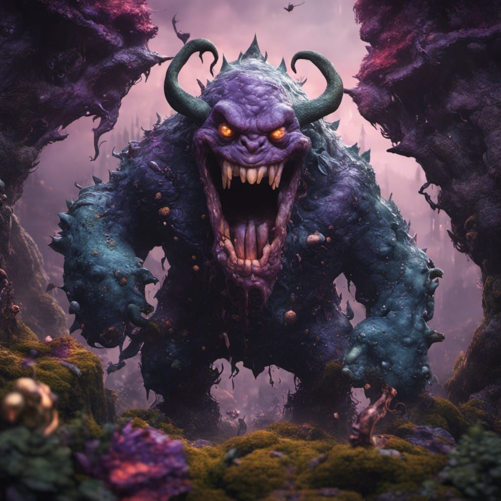 Grimace Shake Fantasy Concept Art