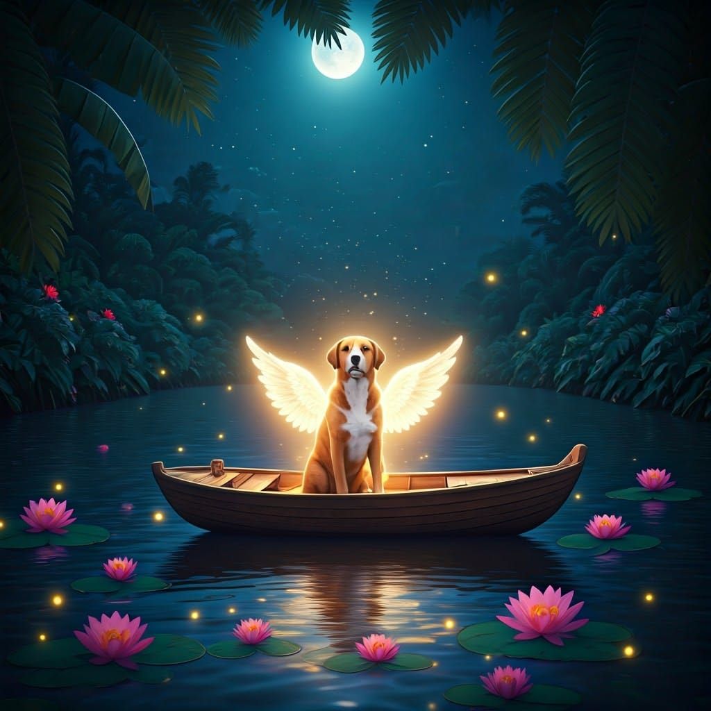 Angel Sail away my dear friend, you are an angel, you can go...