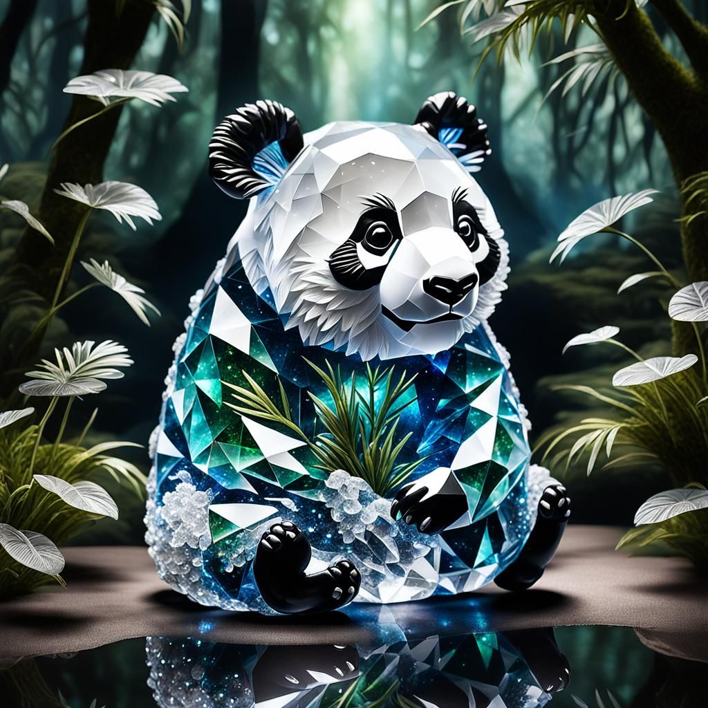 crystal  panda