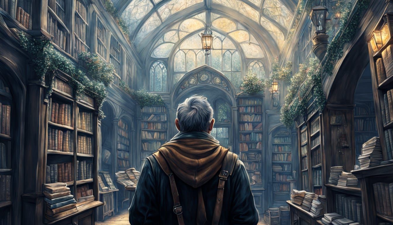 Charming Brambley Hedge Book Shop Illustration