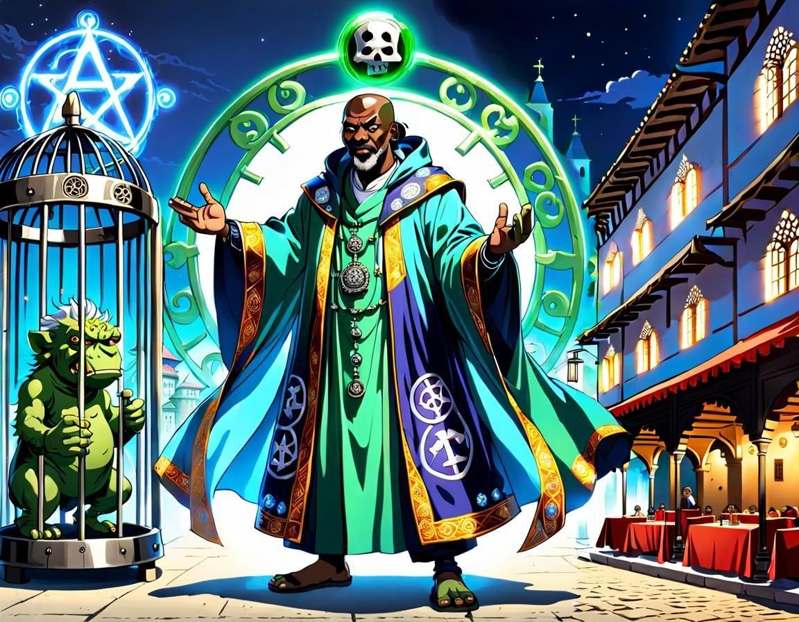 Hyperdetailed Anime Scene in Medieval Moorish Spain