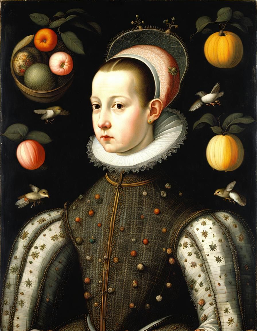 Renaissance Portrait in the Style of Anguissola