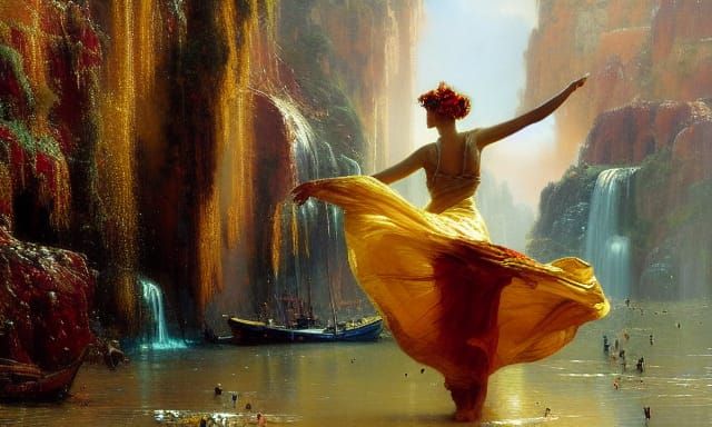 Girl of Gold Dust Dances: Steampunk Synthwave