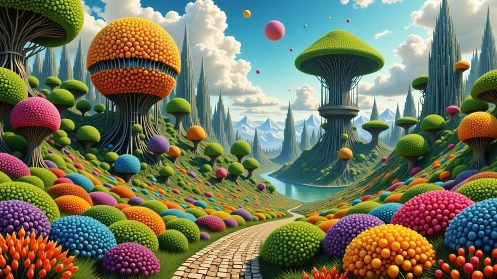 Galactus and Unicron Tend a Planetary Garden