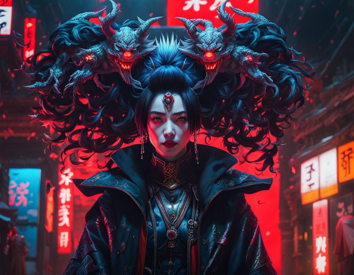 Demonic Anime Villainess Casting Magic